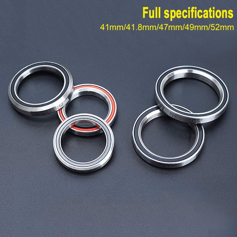 Bike Bearings,General Steel Bike Headset Bearings Single Repair Parts Accessory for MTB, Road Bike, Mountain Bikes